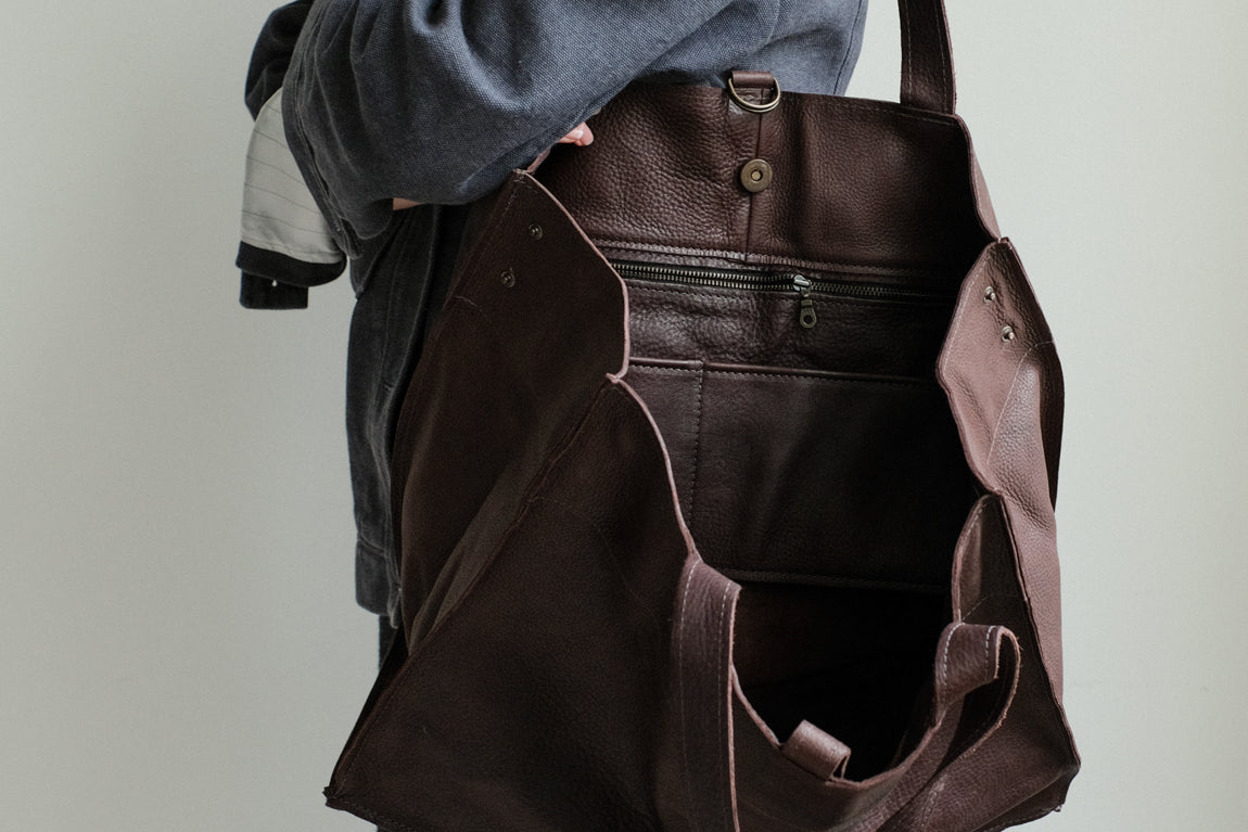 SHOPPER medium - coffee