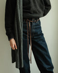 1cm belt - coffee