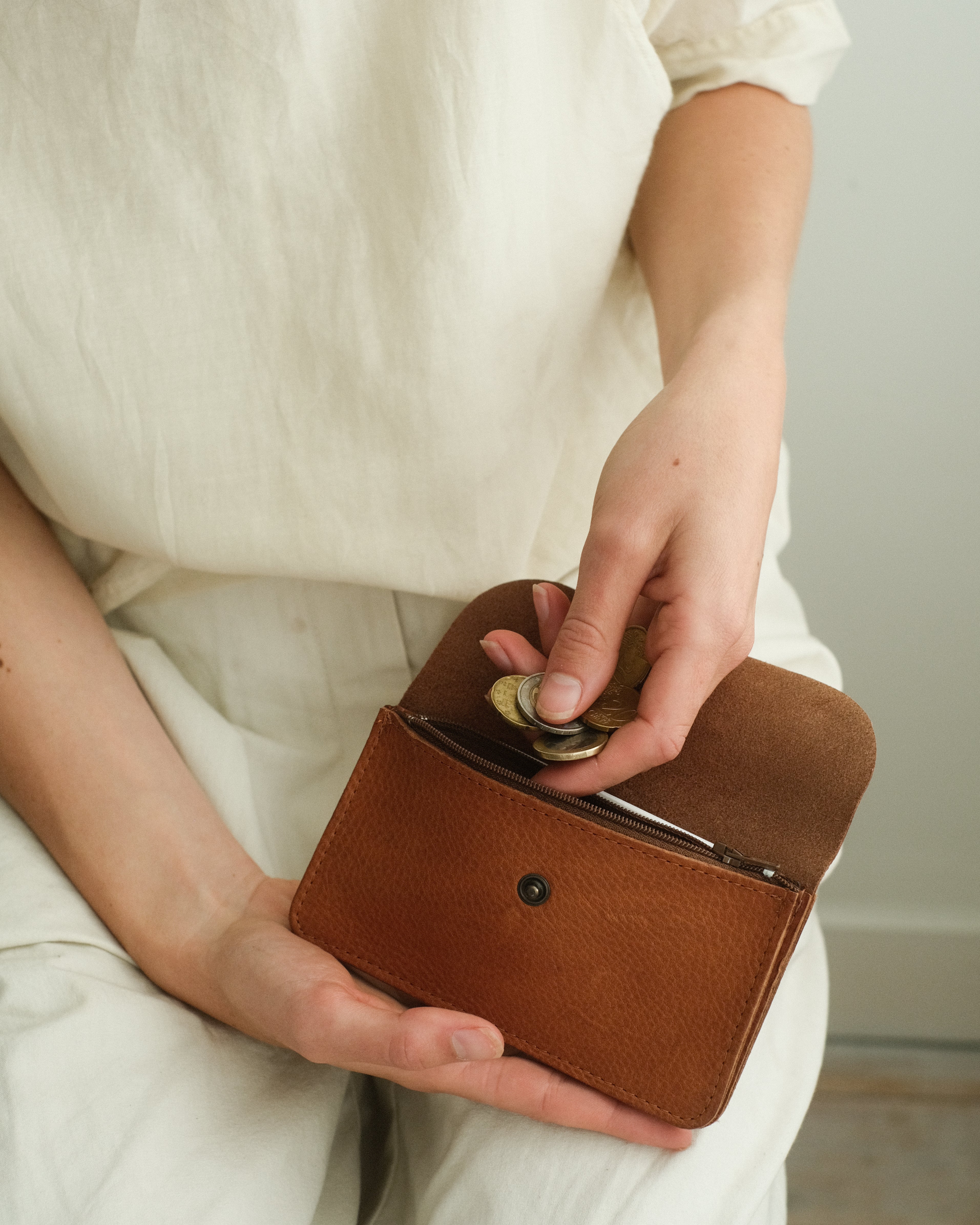 EBBE wallet - brown