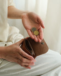 LUNA wallet - marrone