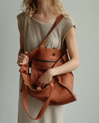 SHOPPER small - marrone