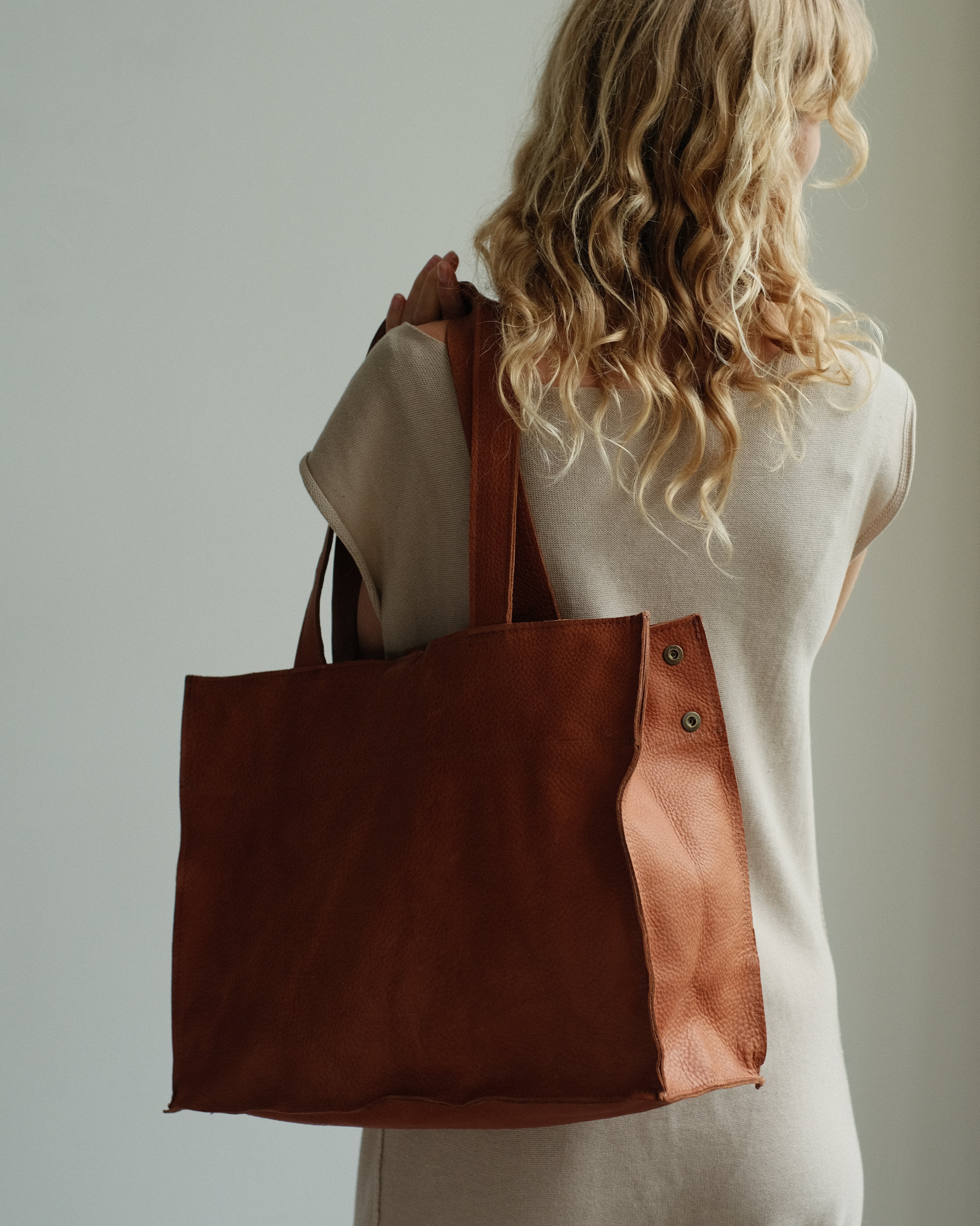 SHOPPER small - brown