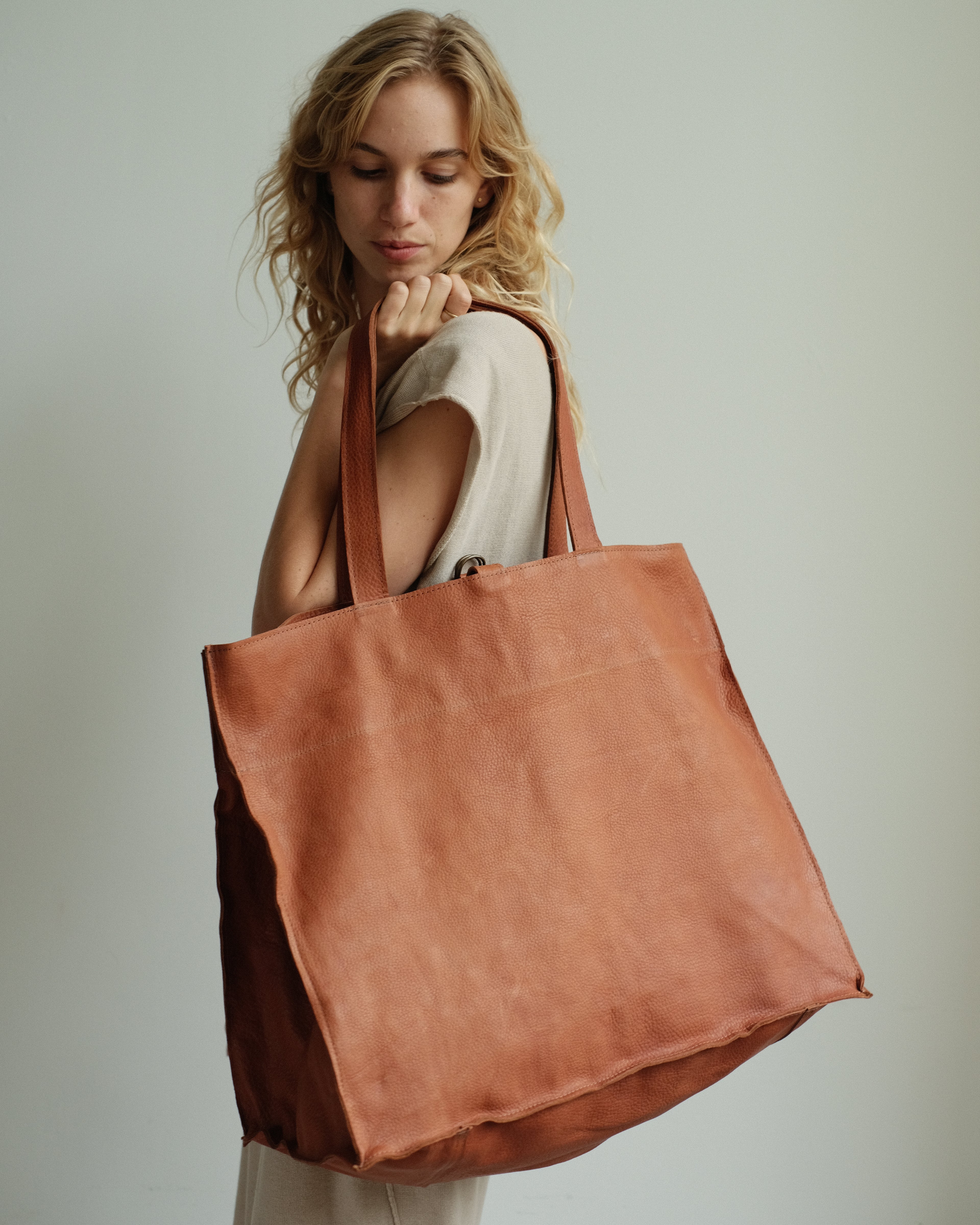 SHOPPER big - brown