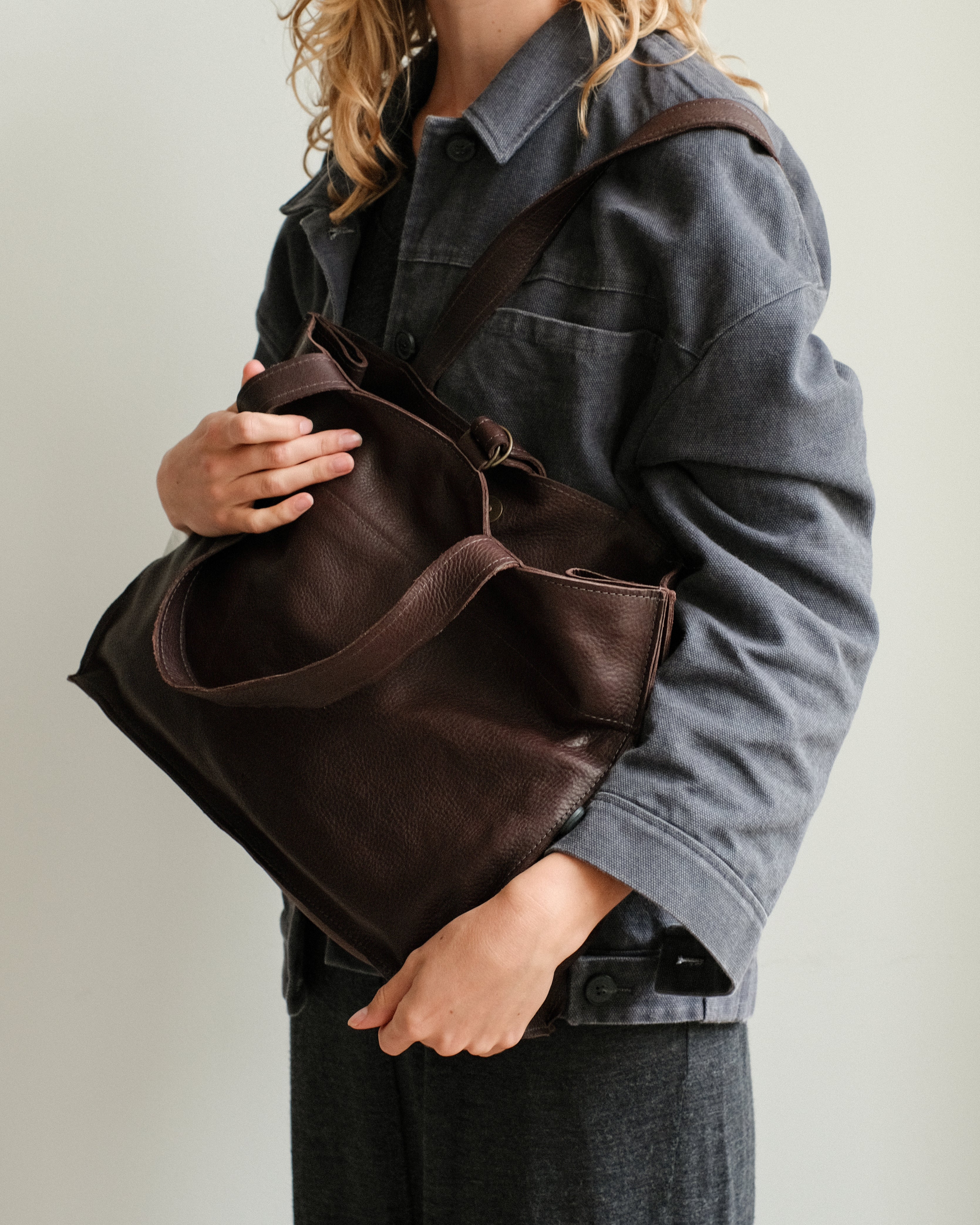 SHOPPER small - coffee
