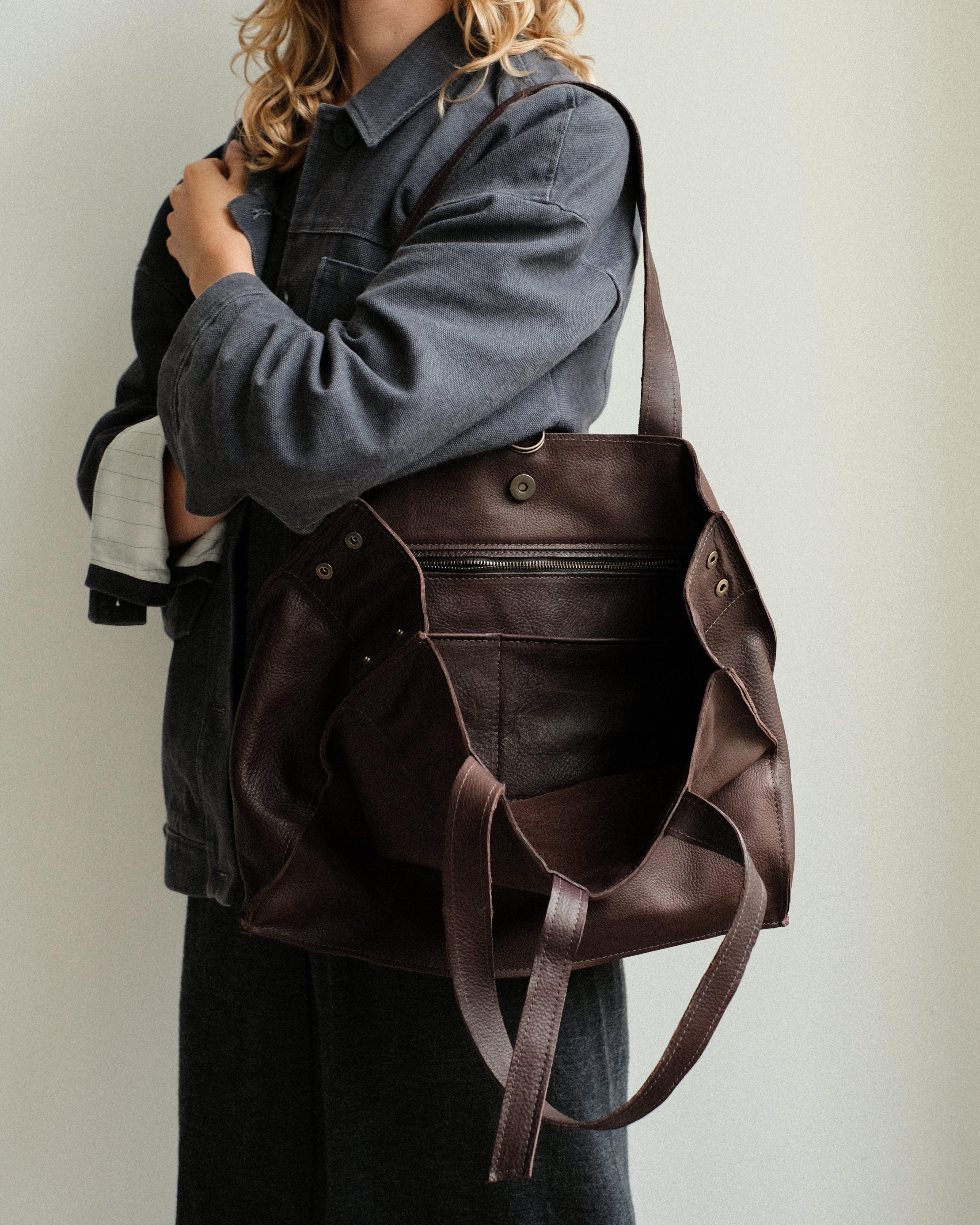 SHOPPER small - coffee