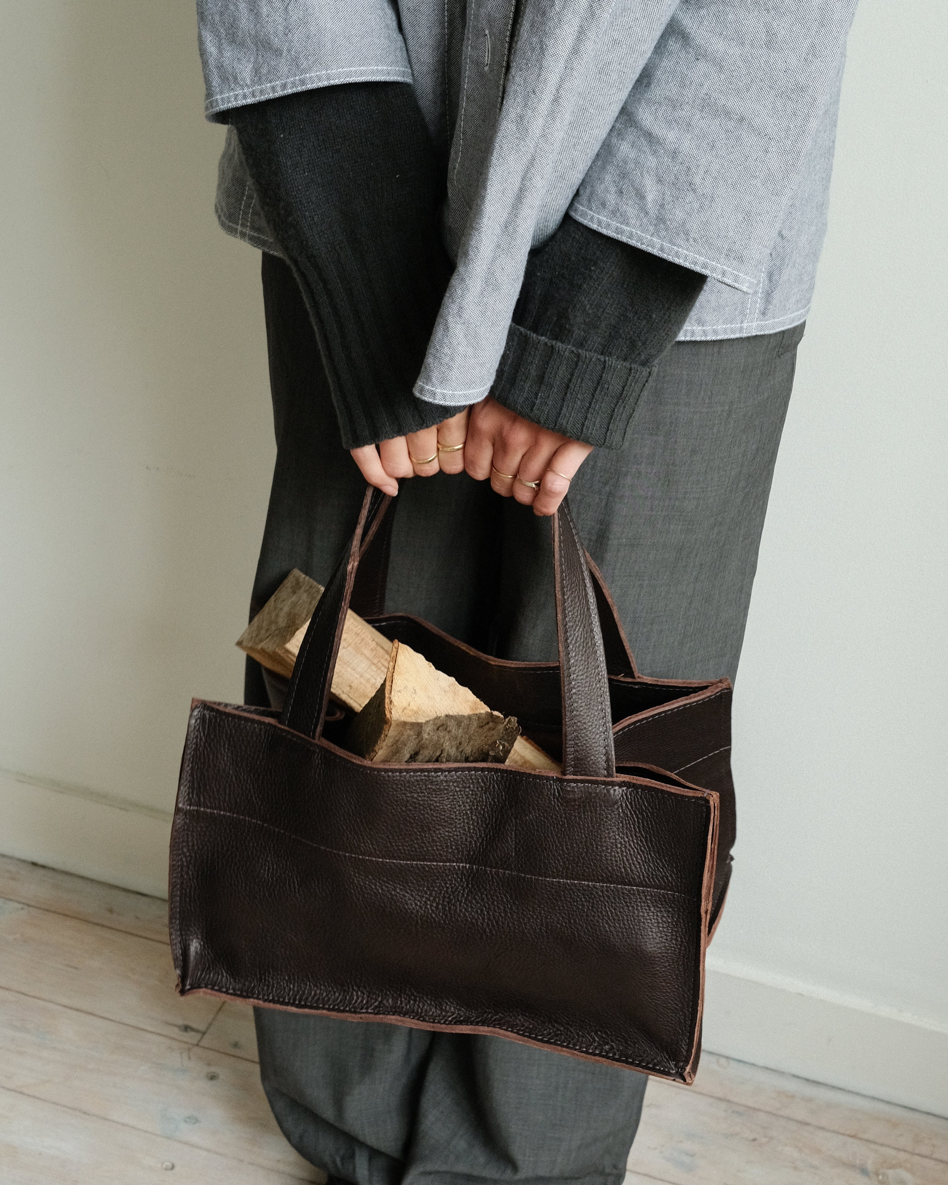 WOODEN BASKET small - coffee
