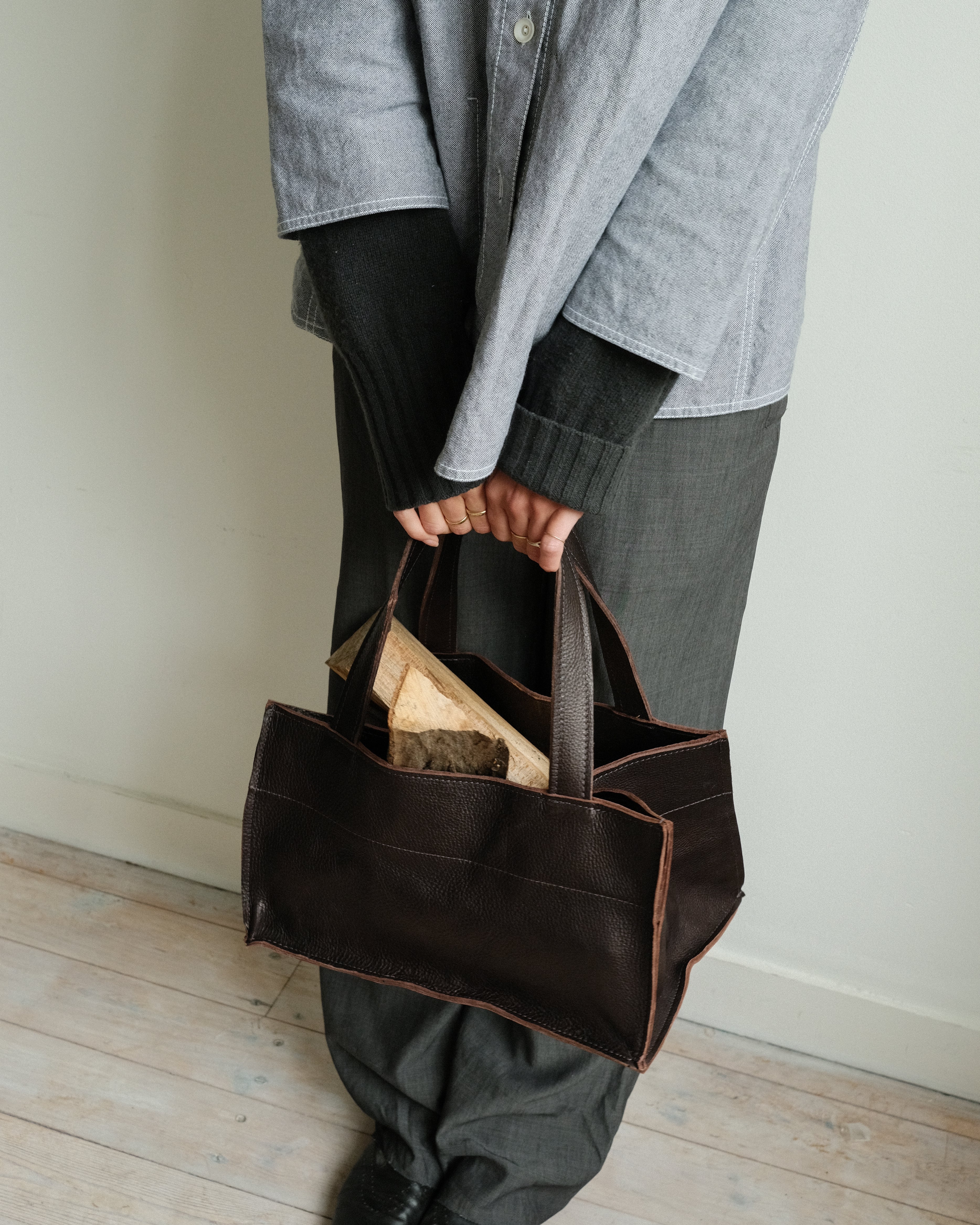 WOODEN BASKET small - coffee