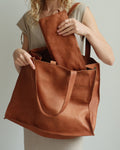 SHOPPER medium - marrone